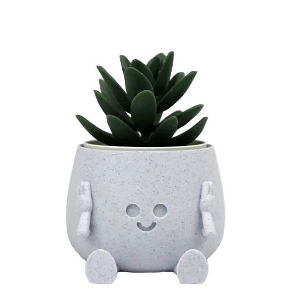 Happy Pot - LaLa | Verspielter Pflanztopf aus nachhaltigem PLA+