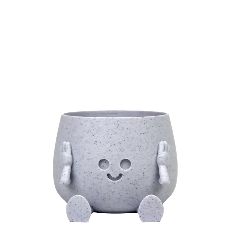 Happy Pot - LaLa | Verspielter Pflanztopf aus nachhaltigem PLA+ Happy Pot - LaLa | Verspielter Pflanztopf aus nachhaltigem PLA+