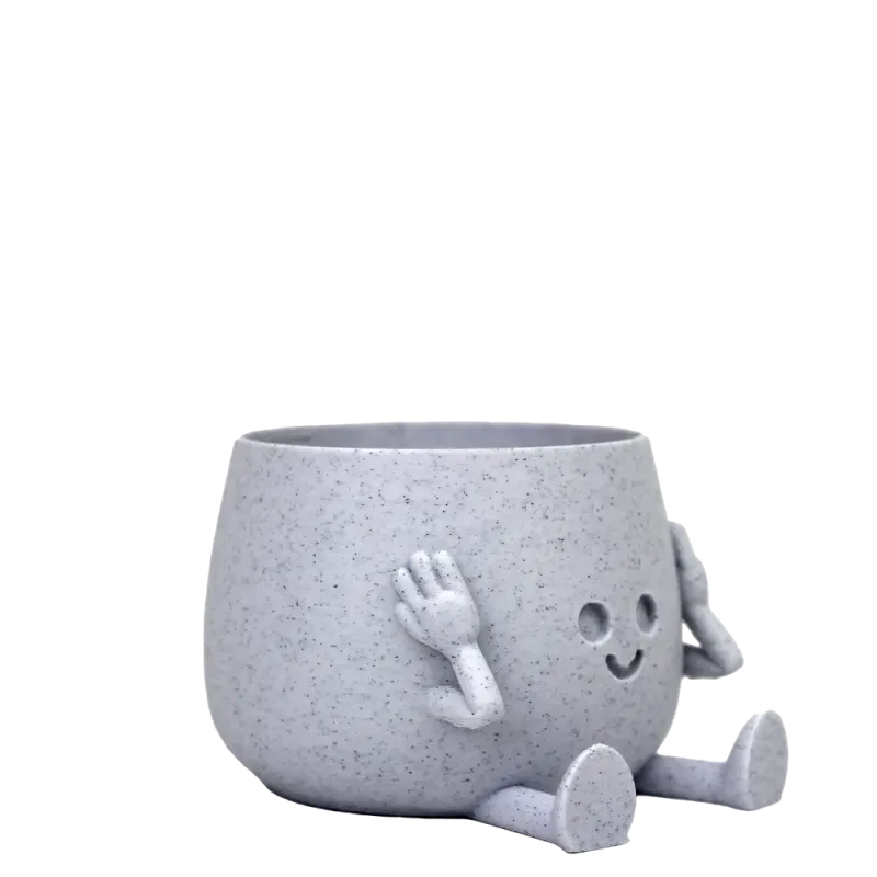 Happy Pot - LaLa | Verspielter Pflanztopf aus nachhaltigem PLA+ Happy Pot - LaLa | Verspielter Pflanztopf aus nachhaltigem PLA+