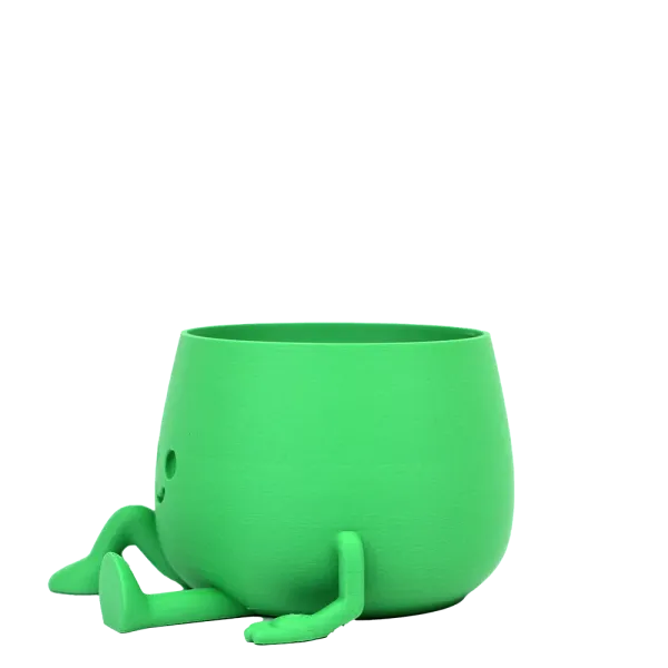 Happy Pot - Relaxy | Entspannter Pflanztopf aus nachhaltigem PLA+