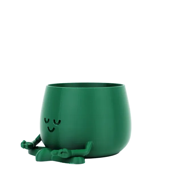 Happy Pot - Zen | Meditativer Pflanztopf aus nachhaltigem PLA+
