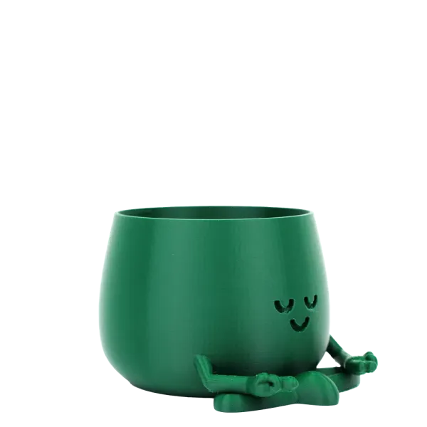 Happy Pot - Zen | Meditativer Pflanztopf aus nachhaltigem PLA+