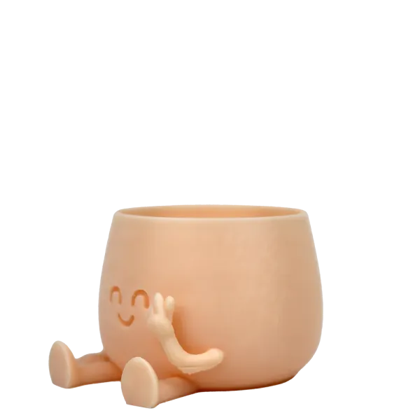 Happy Pot - Love | Pflanztopf mit K-Heart Geste aus nachhaltigem PLA+