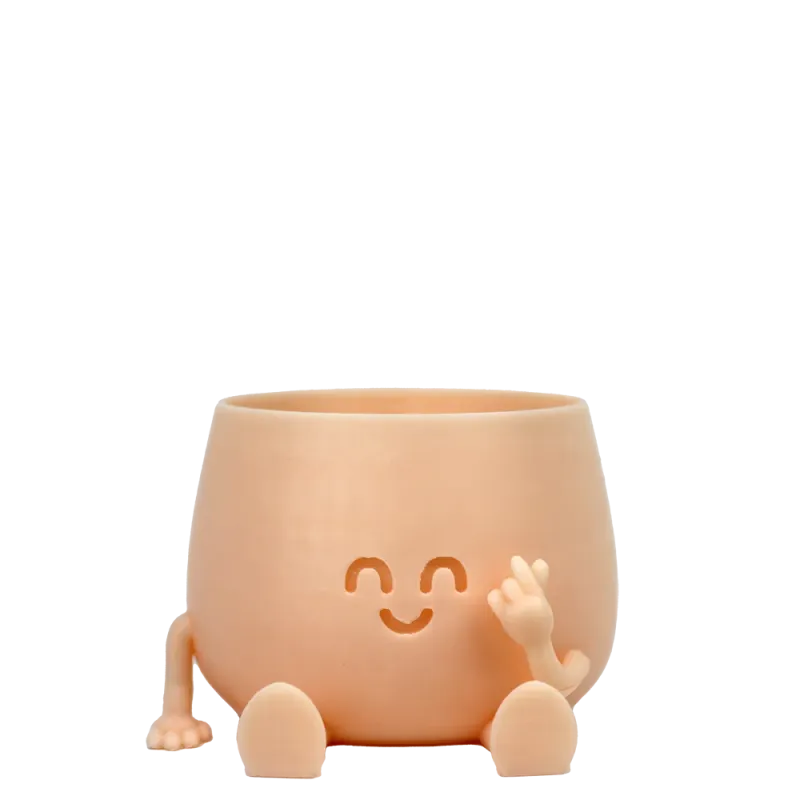 Happy Pot - Love | Pflanztopf mit K-Heart Geste aus nachhaltigem PLA+