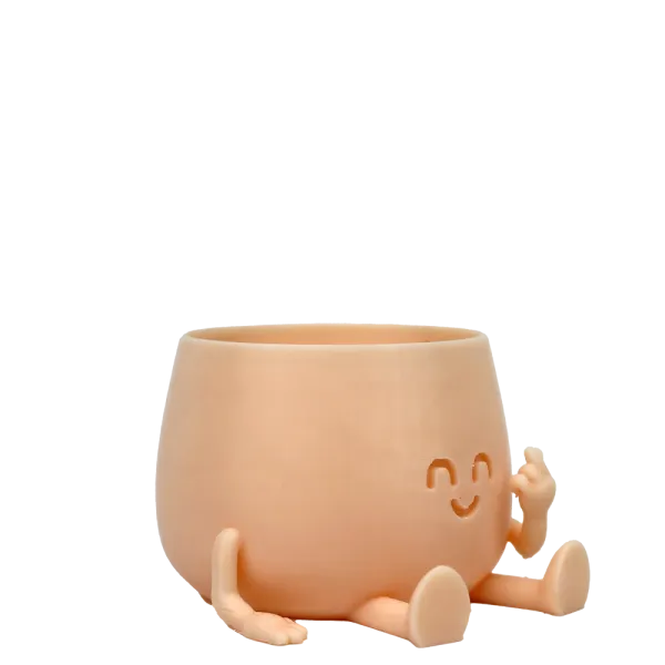 Happy Pot - Love | Pflanztopf mit K-Heart Geste aus nachhaltigem PLA+