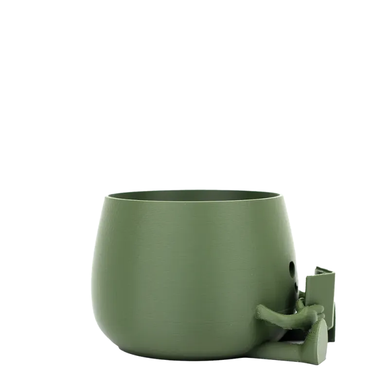 Happy Pot - Bookworm | Pflanztopf für Leseratten aus nachhaltigem PLA+