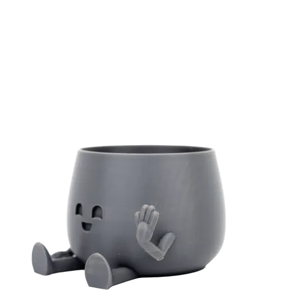 Happy Pot - Hey ya | Freundlicher Pflanztopf aus nachhaltigem PLA+