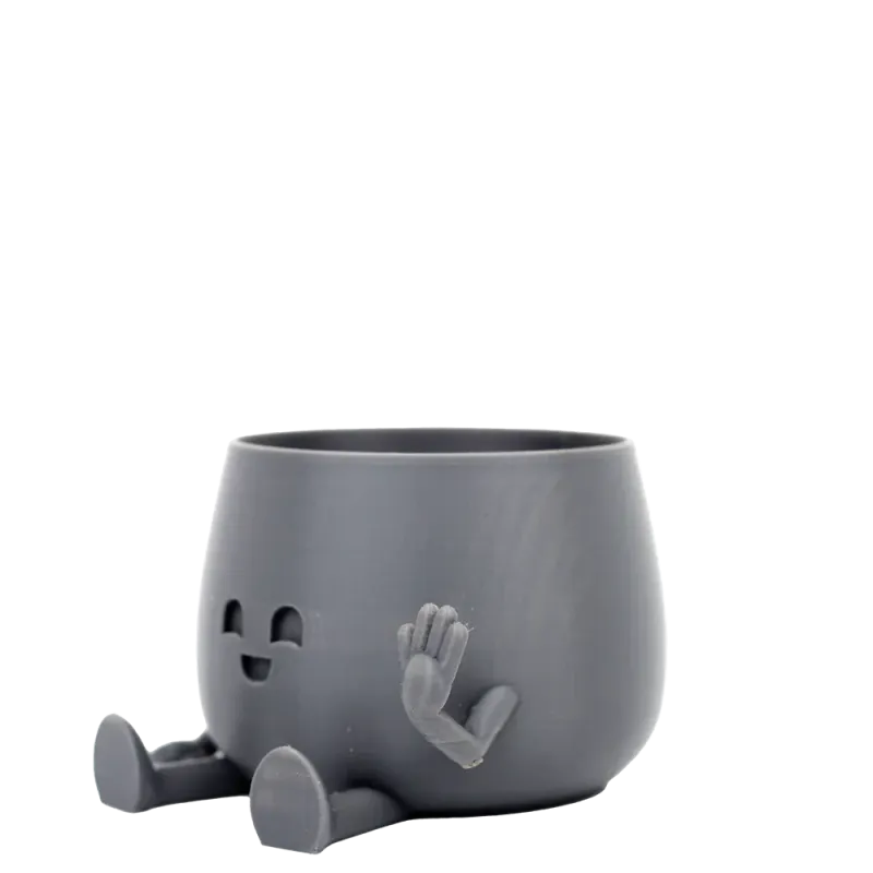 Happy Pot - Hey ya | Freundlicher Pflanztopf aus nachhaltigem PLA+