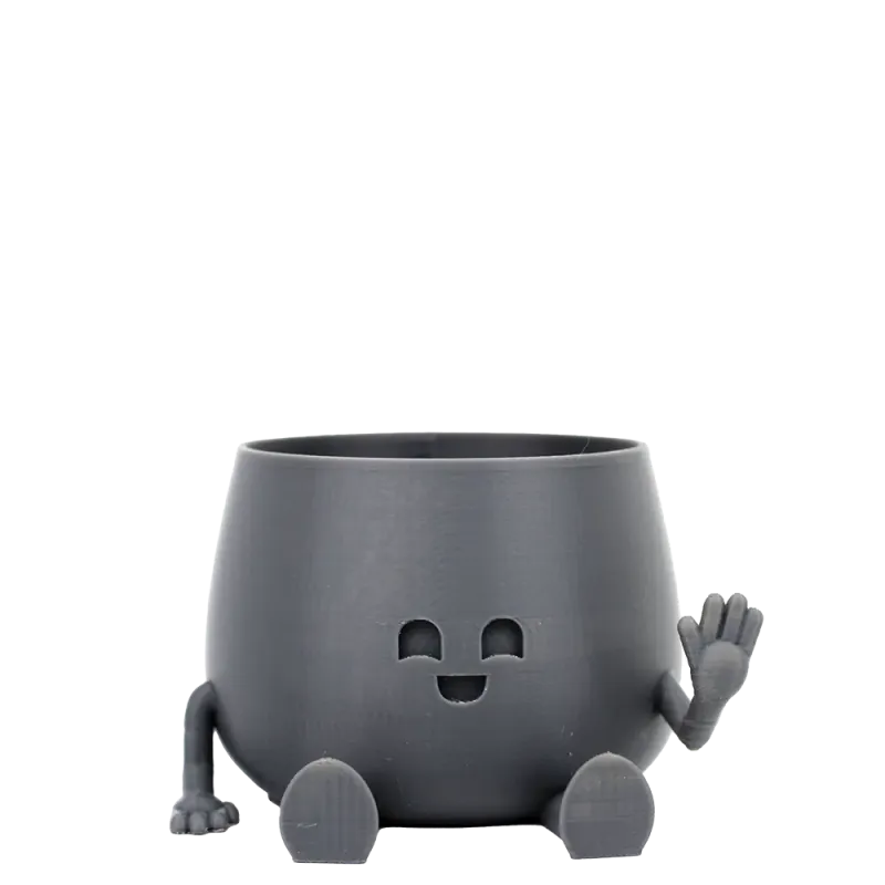 Happy Pot - Hey ya | Freundlicher Pflanztopf aus nachhaltigem PLA+