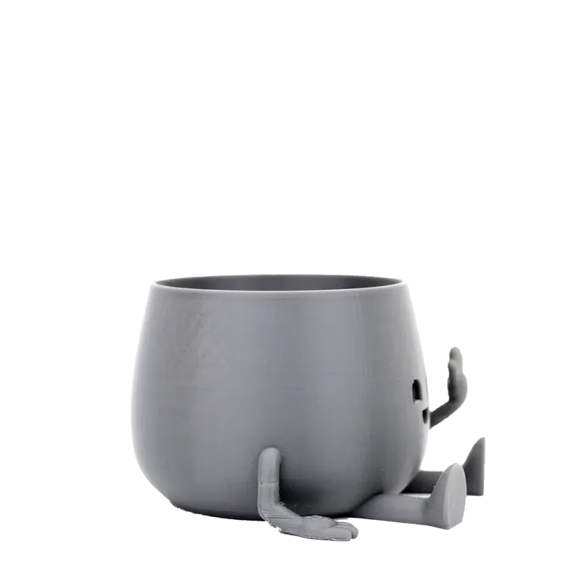 Happy Pot - Hey ya | Freundlicher Pflanztopf aus nachhaltigem PLA+